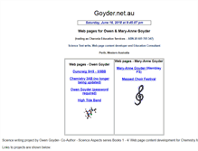Tablet Screenshot of goyder.net.au